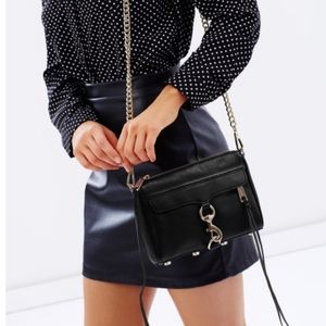 Rebecca Minkoff Mini MAC Black Rose Gold